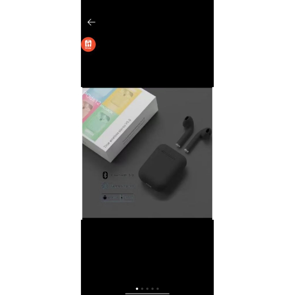 Headset bluetooth cerdas / Headset Bluetooth i12 earphone bluetooth 5.0 Wireless android