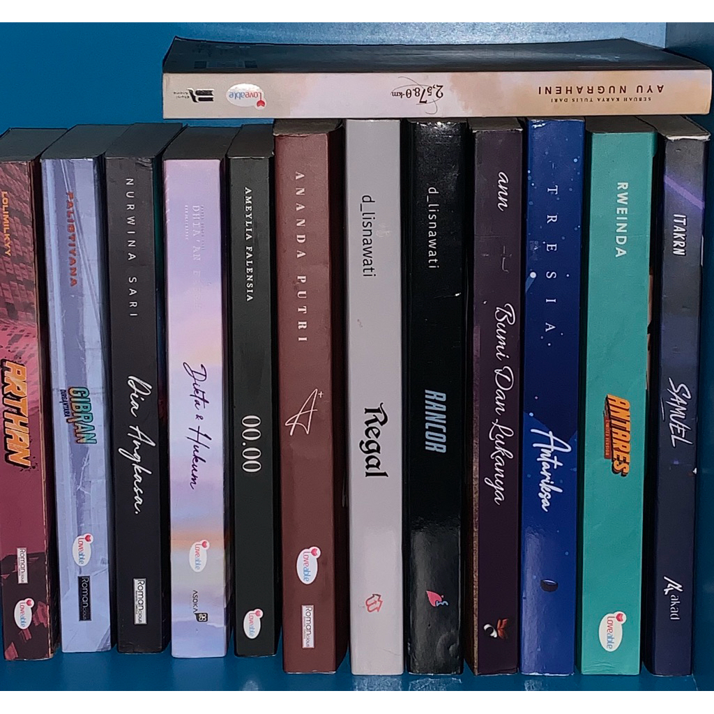Preloved Novel Samuel, Antares, Antariksa, Bumi & Lukanya, Regal, Rancor, A+, 00.00, Dikta & Hukum, 