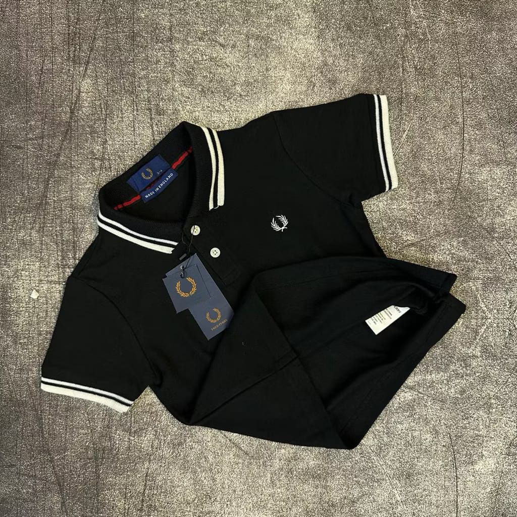 Kaos Kerah Polo Shirt Anak Fred Perry/Ukuran 1-12Tahun/Kaos Polo Anak-Anak
