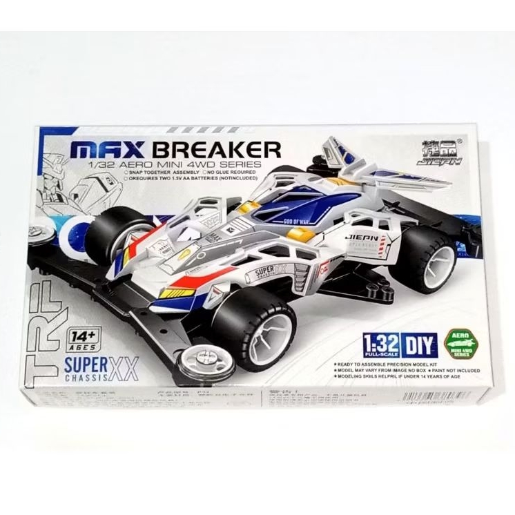 Mini 4WD Merk Jiepin : Max Breaker TRF Super XX Chassis