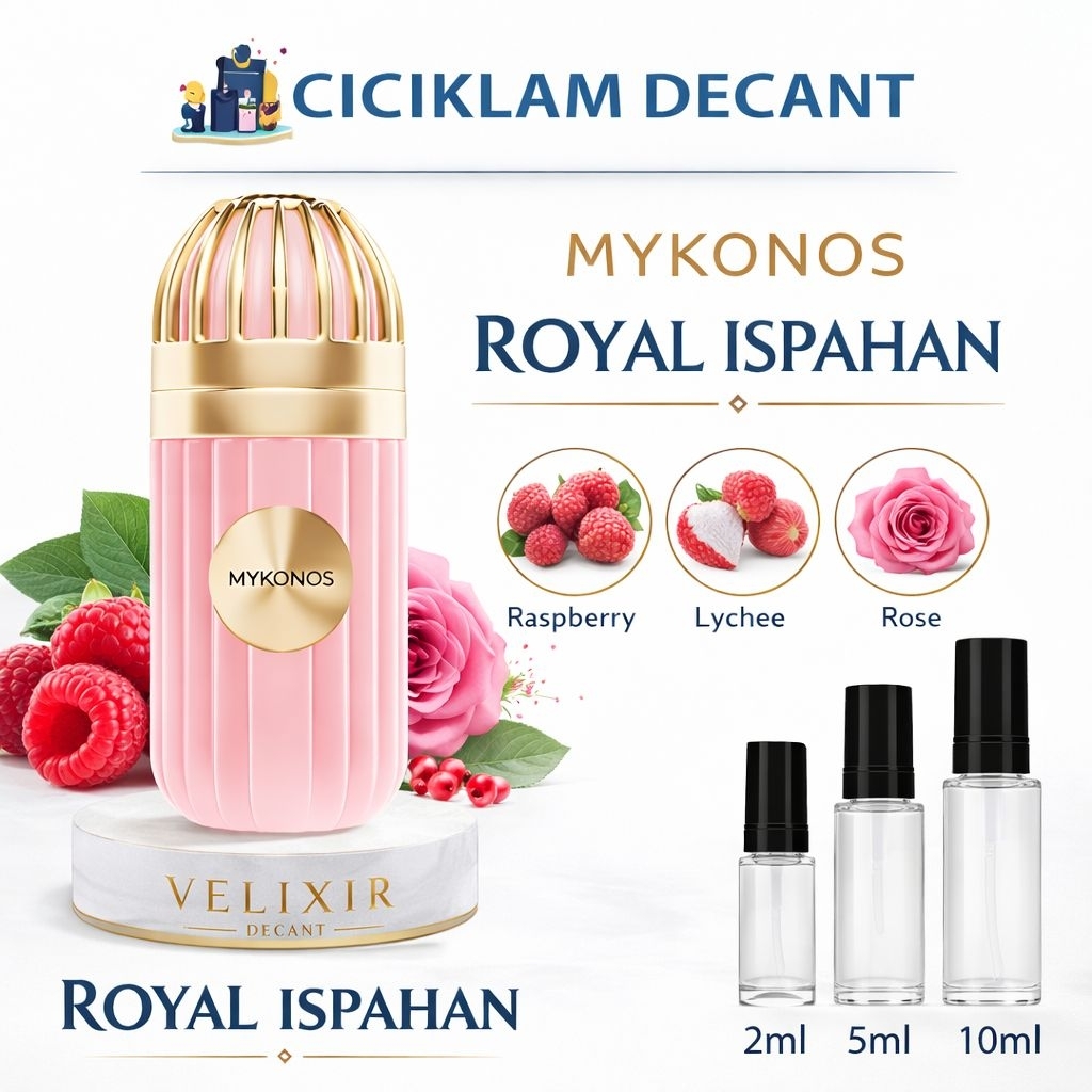 Decant Parfum Mykonos Royal Ispahan