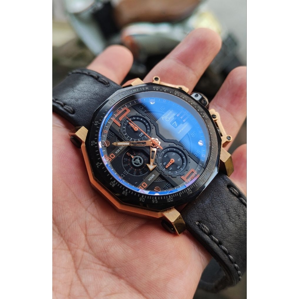jam tangan original Alexandre Christie pria second bekas preloved