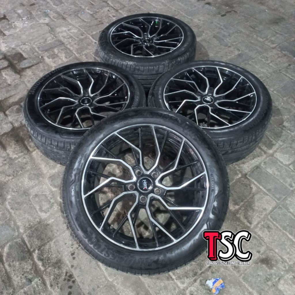 VELG PLUS BAN | HSR MUTSU R18 PCD 5X114,3 BAN BRIDGESTONE ALENZA 225/50 R18 INNOVA REBORN HRV OUTLAN