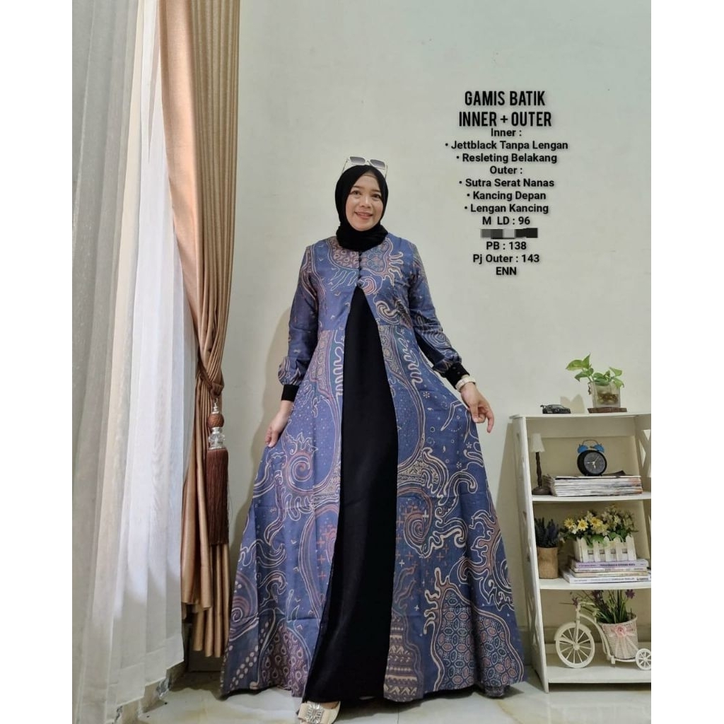 Gamis Batik Lidya
