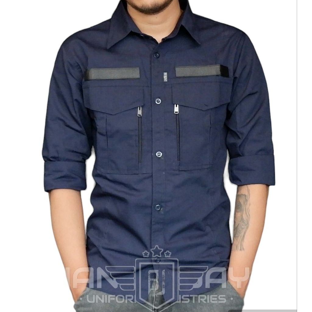 BAJU KEMEJA TAKTIKAL PRIA OUTDOR PJG