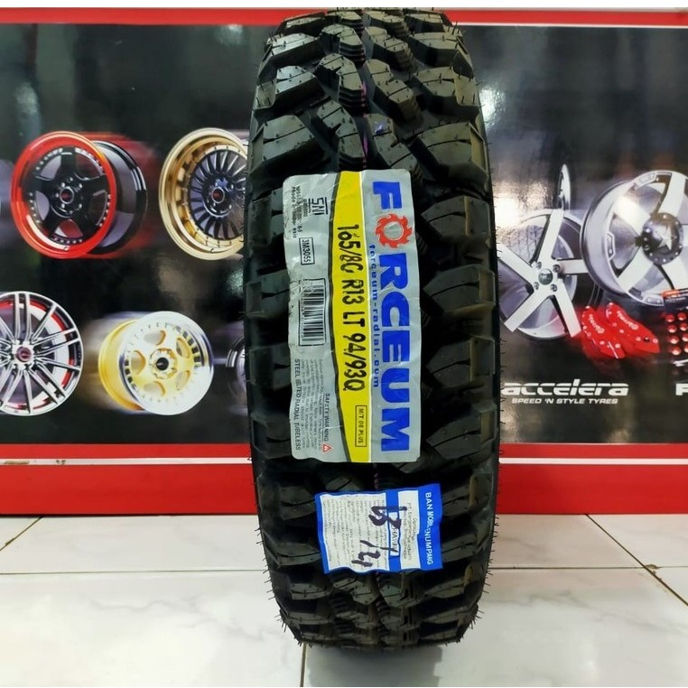 Ban Mobil Pacul R13 Ukuran 165 80 Ring 13 FORCEUM MT TUBELES 165/80-13 Ban MT Offroad