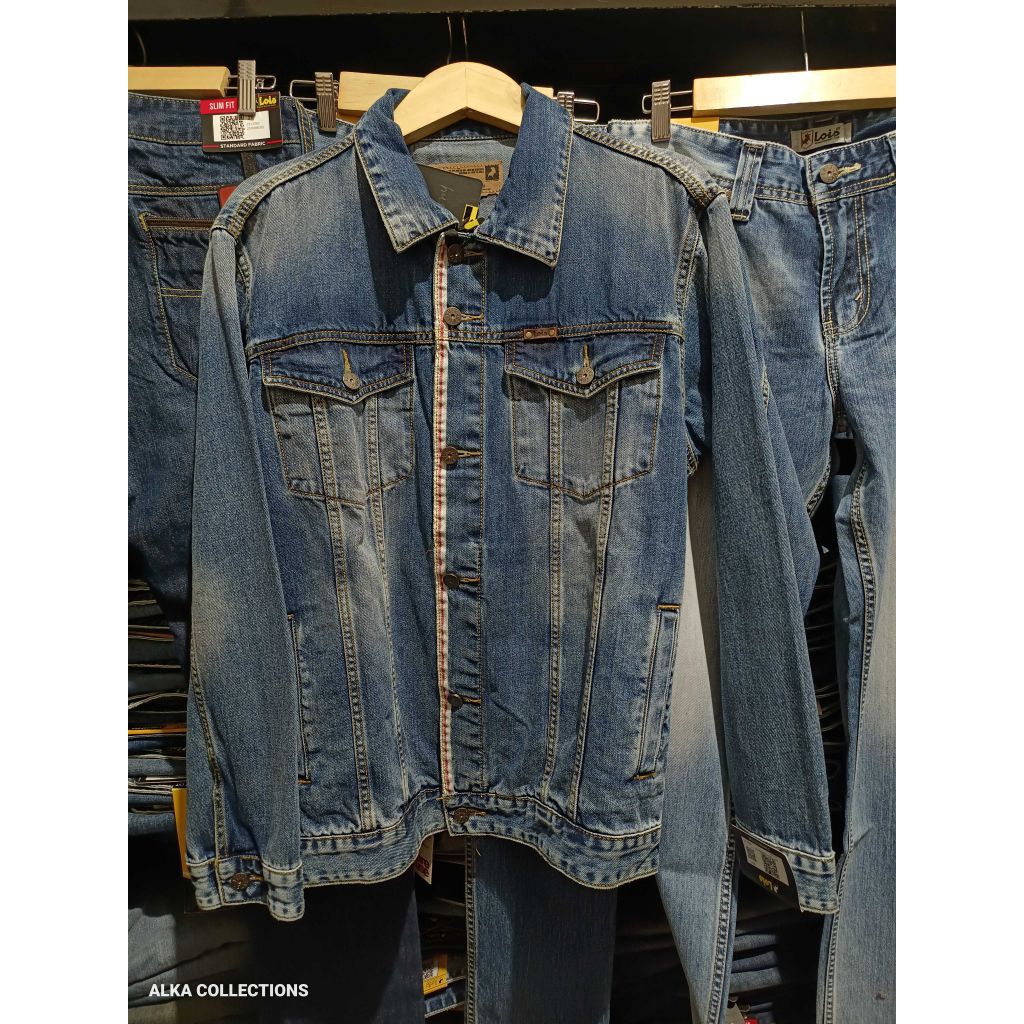 JAKET JEANS PRIA ORIGINAL CUCI GUDANG