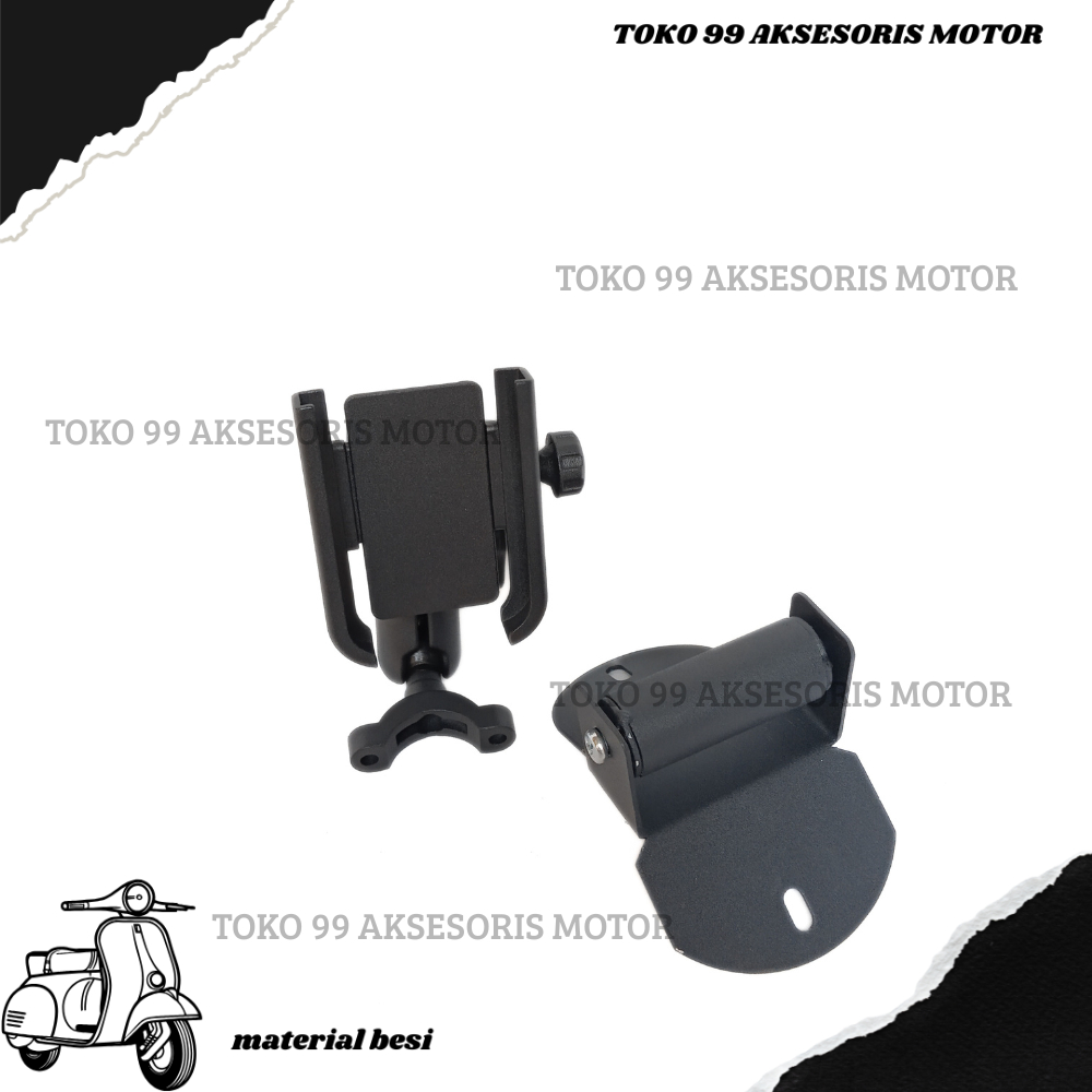 PAKET HOLDER HP BREKET BRACKET GPS HOLDER HP MOTOR YAMAHA NMAX NEW COVER STANG MOTOR NMAX BARU HOLDE