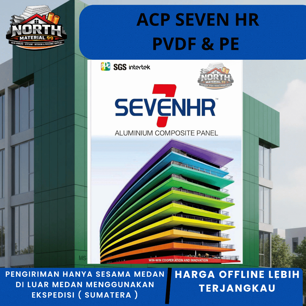ACP Aluminium Composite SEVENHR PVDF 4mm -  Aluminium Composite Panel SevenHR