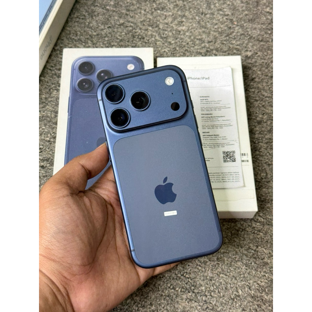 iphone 17 pro 256gb ibox second deep blue
