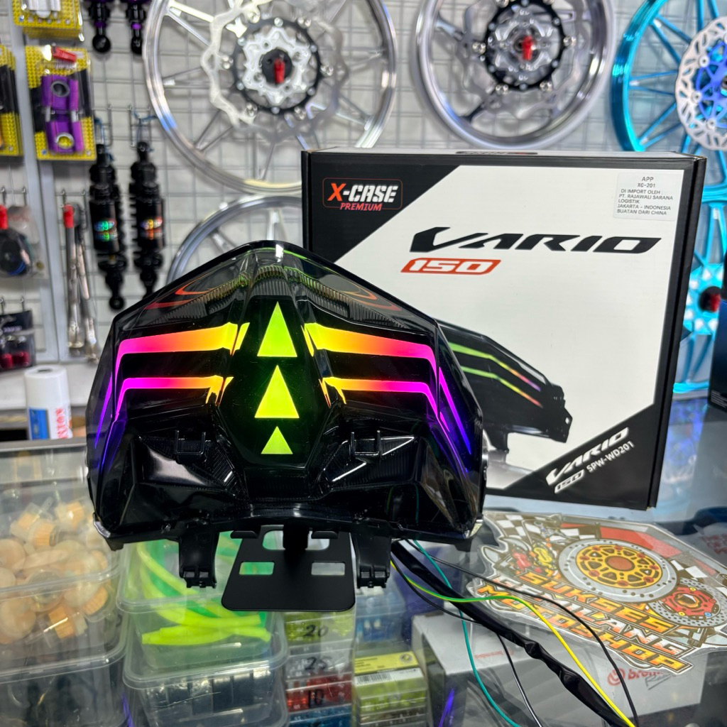 STOPLAMP LAZY VARIO 125 150 RGB 256 MODE X-CASE