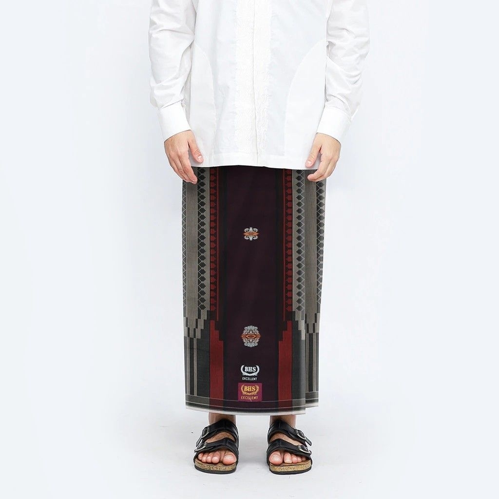 sarung bhs excellent gold motif e52 sgf sj merah