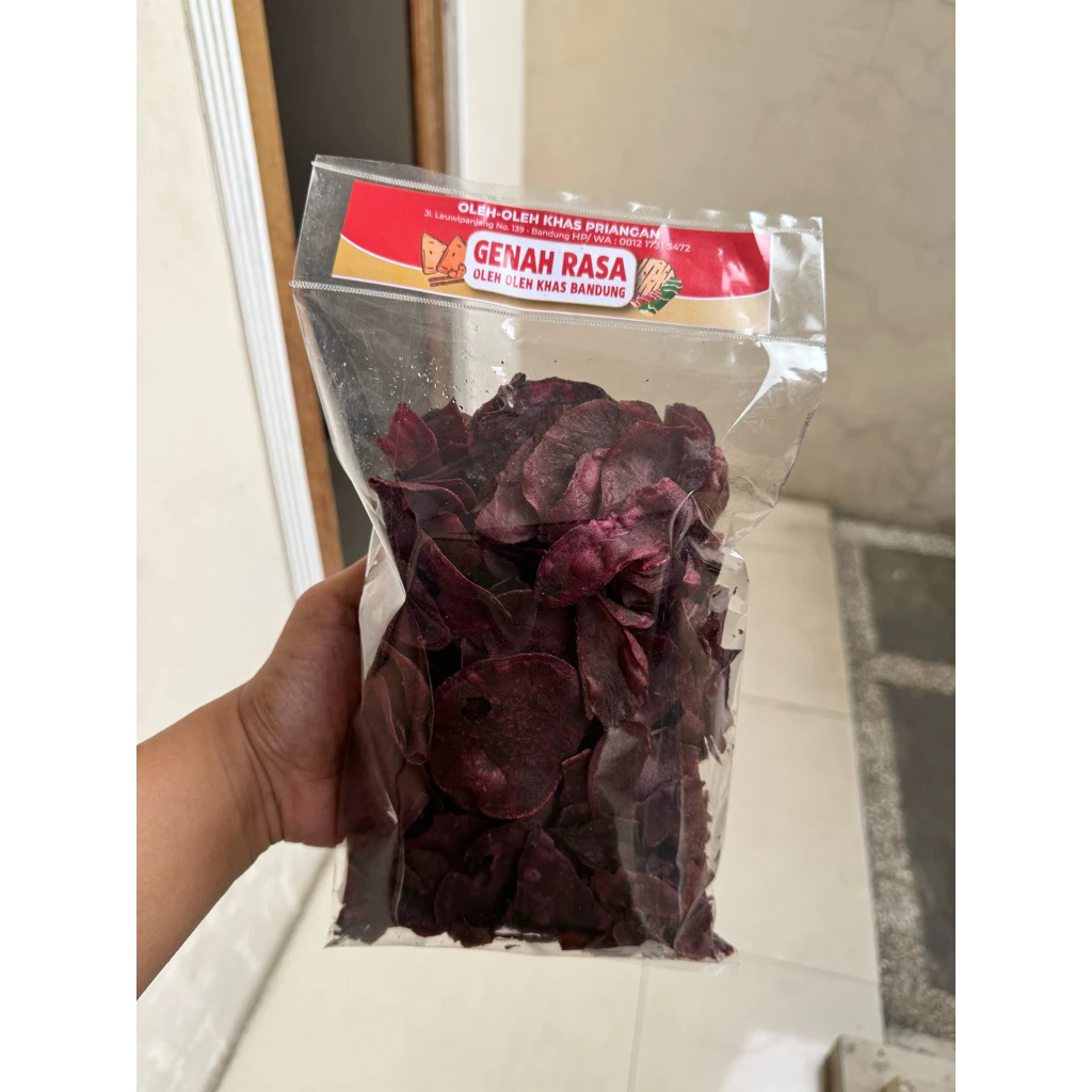 Keripik Ubi Ungu Manis 200 g — foto detail 4 dari 6