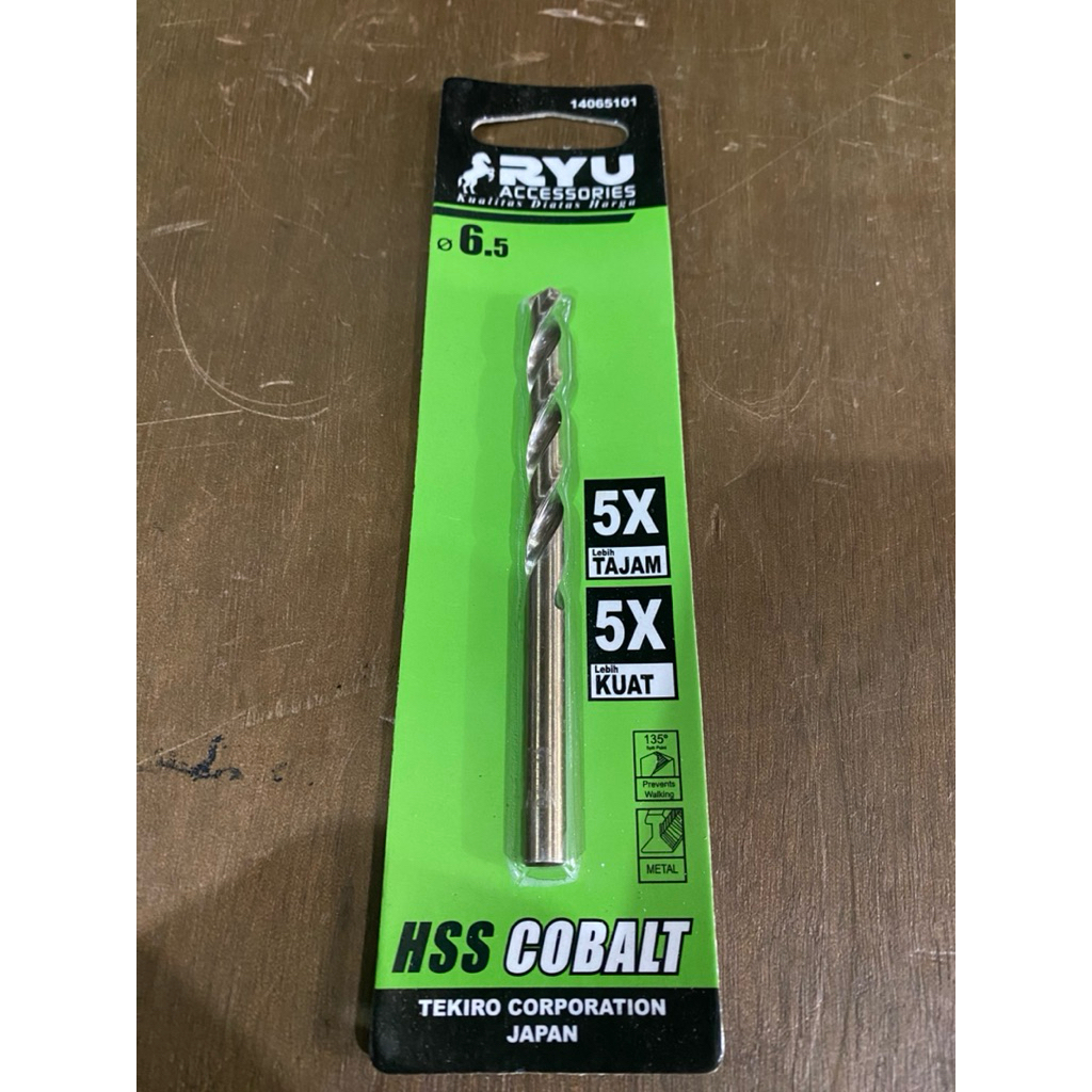Mata bor 6,5mm RYU HSS COBALT