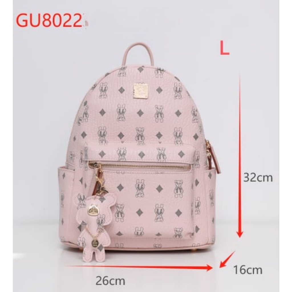 GUOO BEAR Original - GUOO BEAR - GU8022 (L) - Tas RANSEL TTWN BEAR - TAS RANSEL WANITA - TAS RANSEL 