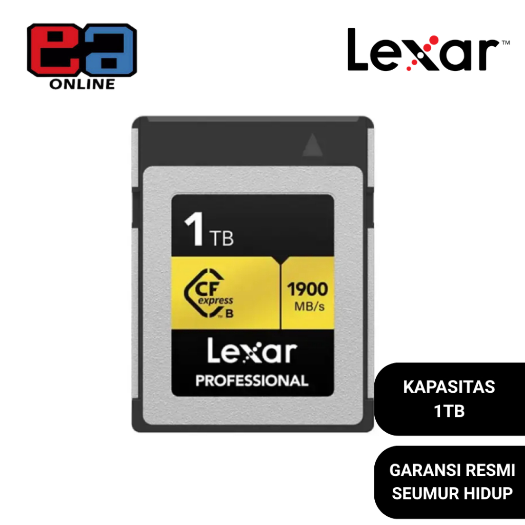 Lexar Professional CFexpress Type B Card Gold Series 1900MB/s - 1TB