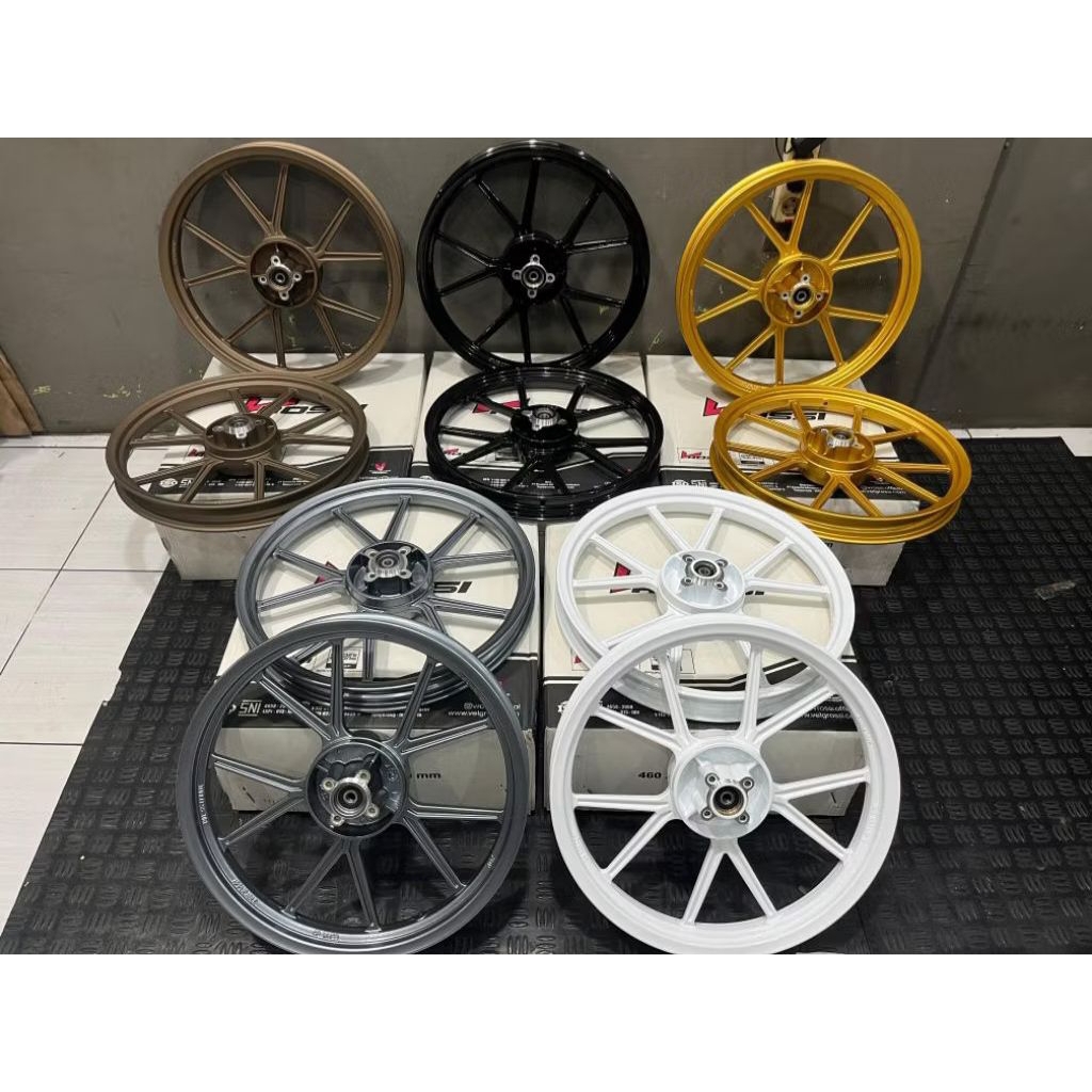 Velg Virossi NOZ Gp Whell DD Dobbel disck Suzuki Satria 2tak & RK Cool