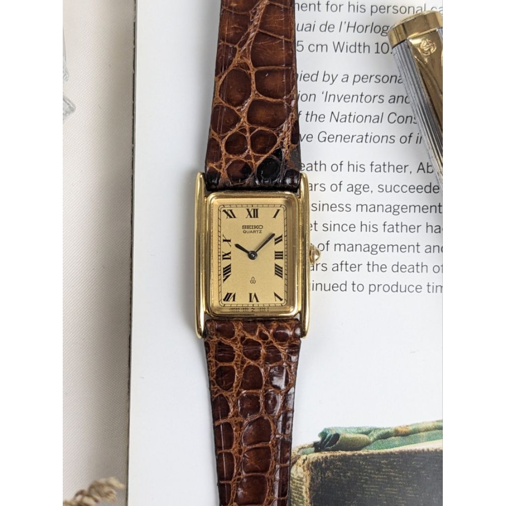 Jam Tangan Wanita Seiko Tank Vintage, Fashion Ladies Watch