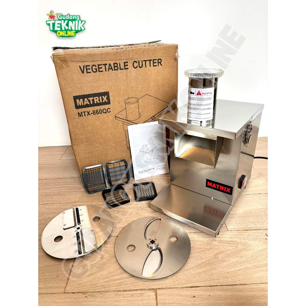 Mesin Potong Cacah Sayur Daging Sayuran MATRIX MTX-890QC MTX-860QC  Stainless Steel / Mesin Pencacah