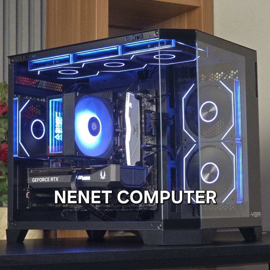 PC Gaming Full Set AMD Ryzen 5 5600 | RTX 3060 12GB | 16GB | NVMe | LED 25inch