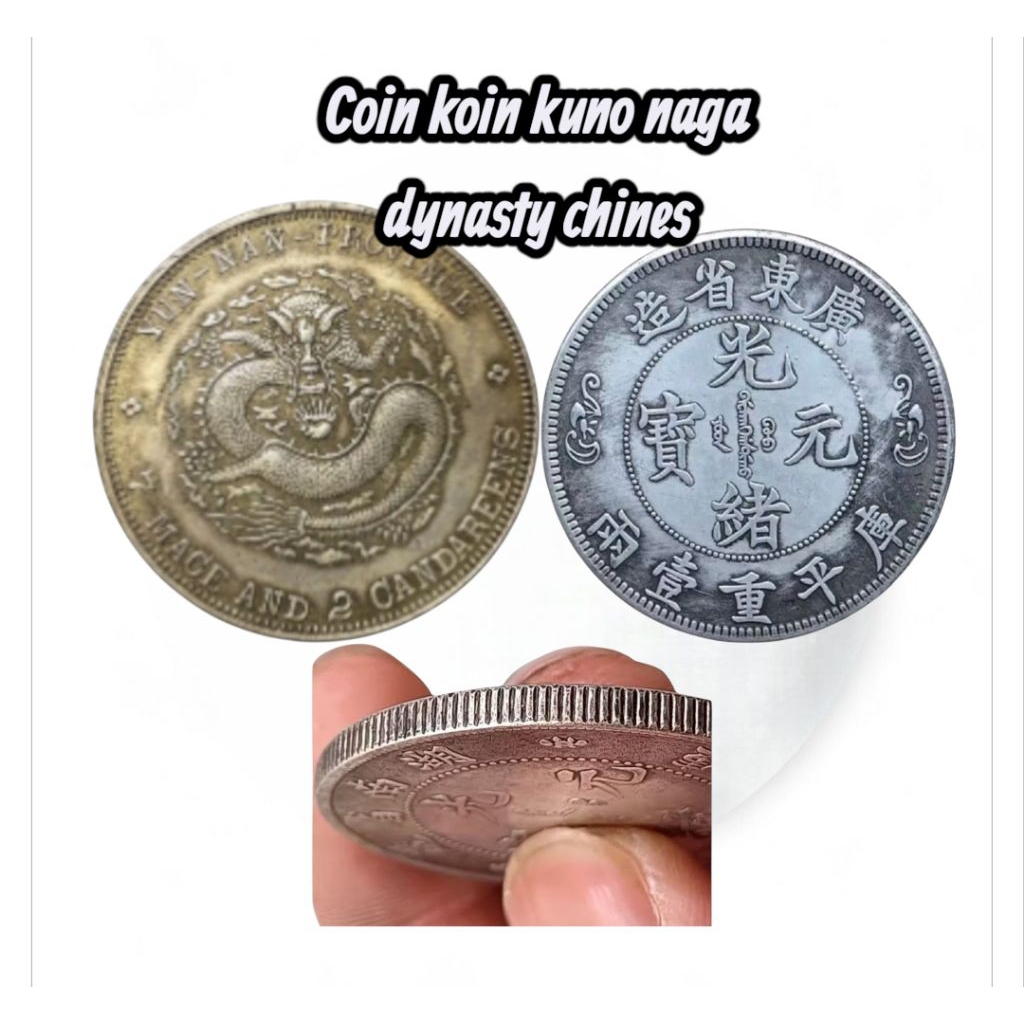 Coin Koin Kuno Naga Dinasty Fhengshui China Premium
