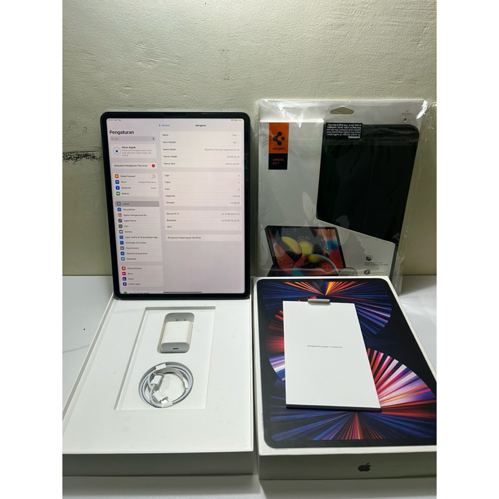 Ipad Pro M1 Gen 5 12,9inch 128gb Fullset Mulus