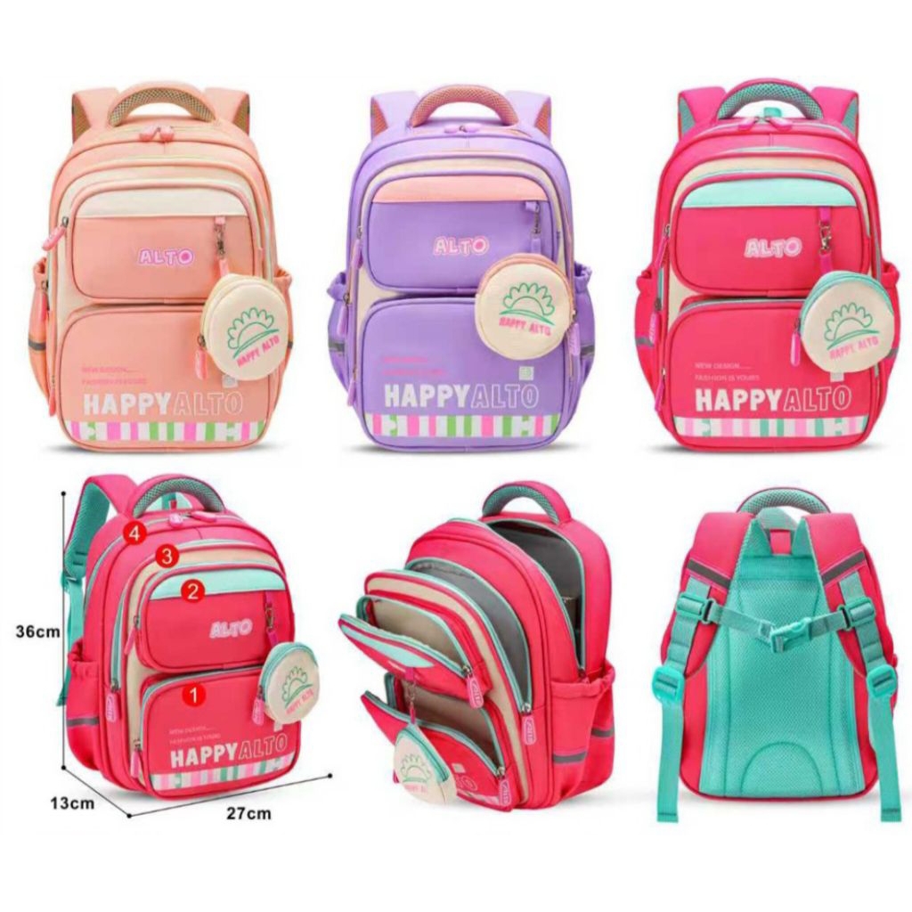 TAS SEKOLAH ALTO TK/SD#TAS RANSEL ANAK PEREMPUAN#