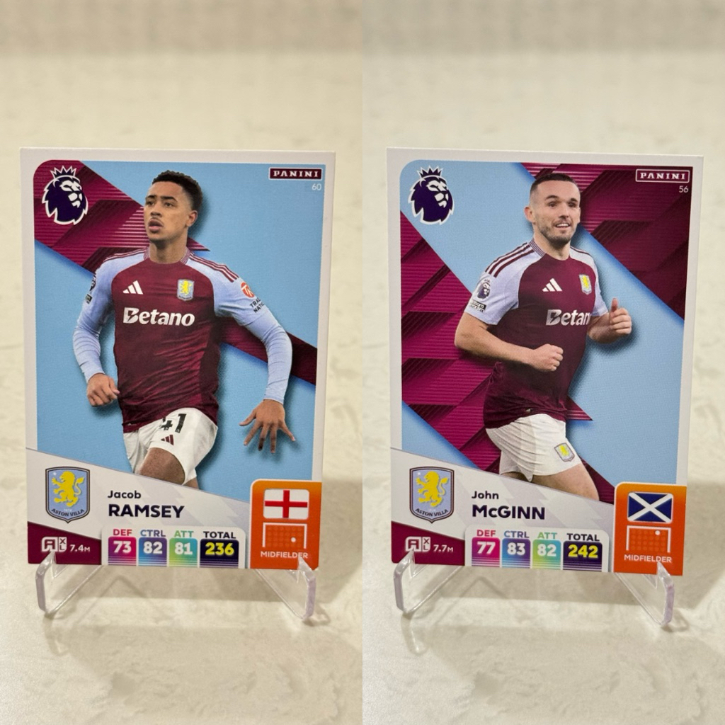 kartu bola panini adrenalyn xl aston villa