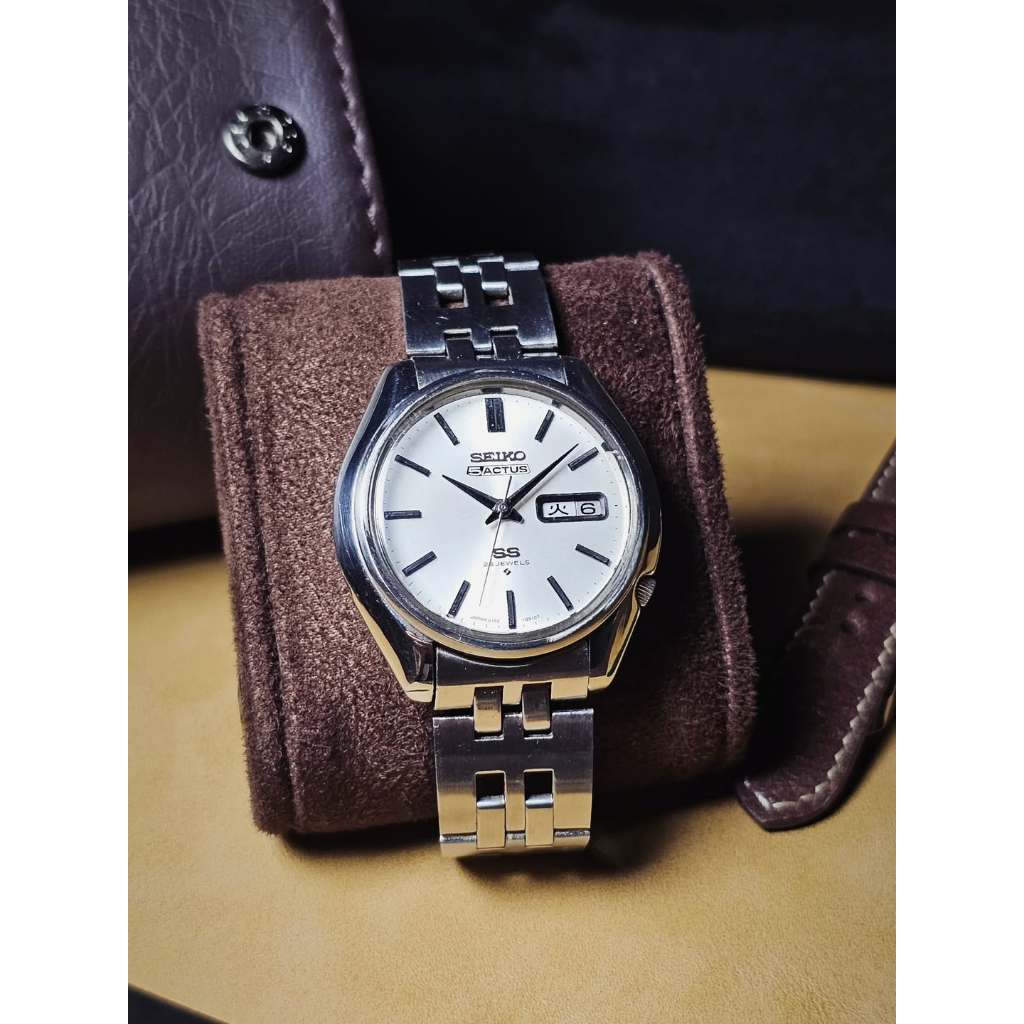 Vintage 1960s Seiko 5Actus SS Jumbo Stainless Steel