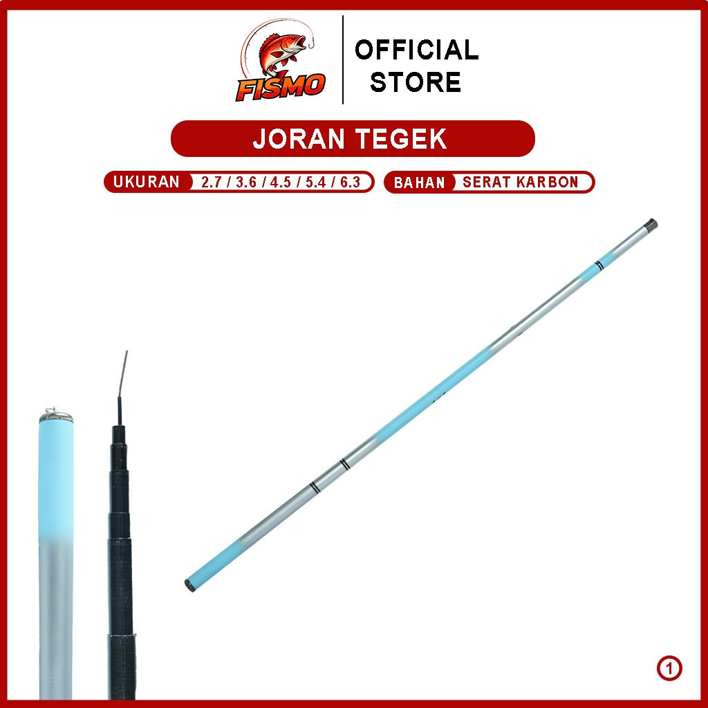 Joran Pancing Tegek Desain Teleskopik Kuat & Awet Anti Patah Anti Ribet - SG5112