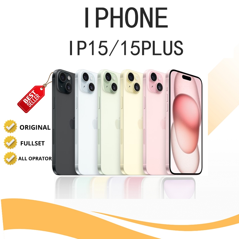 HP APPLE IPHONE 15 | 15+ PLUS [128GB] SERIES SECOND INTER IP15/15PLUS ORIGINAL MULUS FULLSETTHP15 15