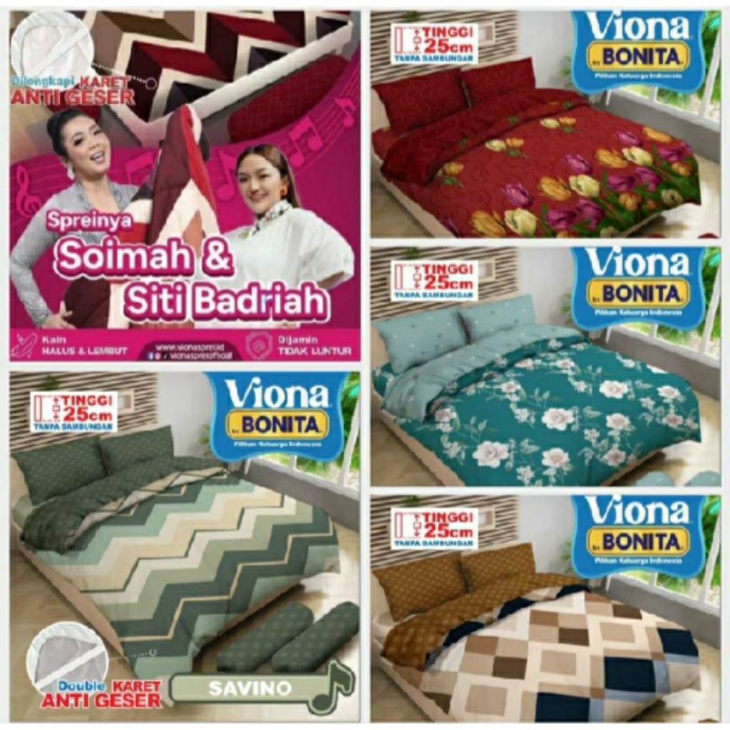 Bonita bedcover set 180 x 200cm