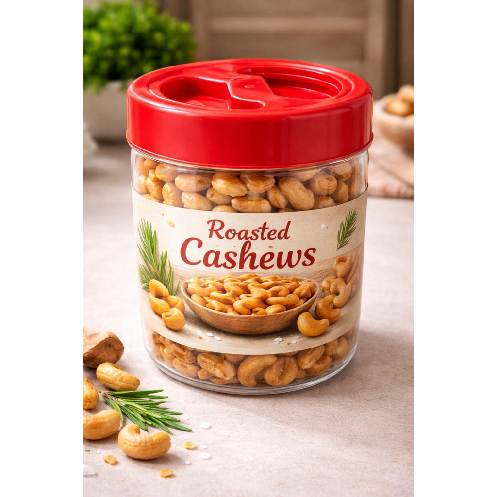 COCOBELY Toples Ulir HK Tebal 700 Gram Plastik Foodgrade Toples Gula Pasir Bubuk Kopi Bawang Goreng 