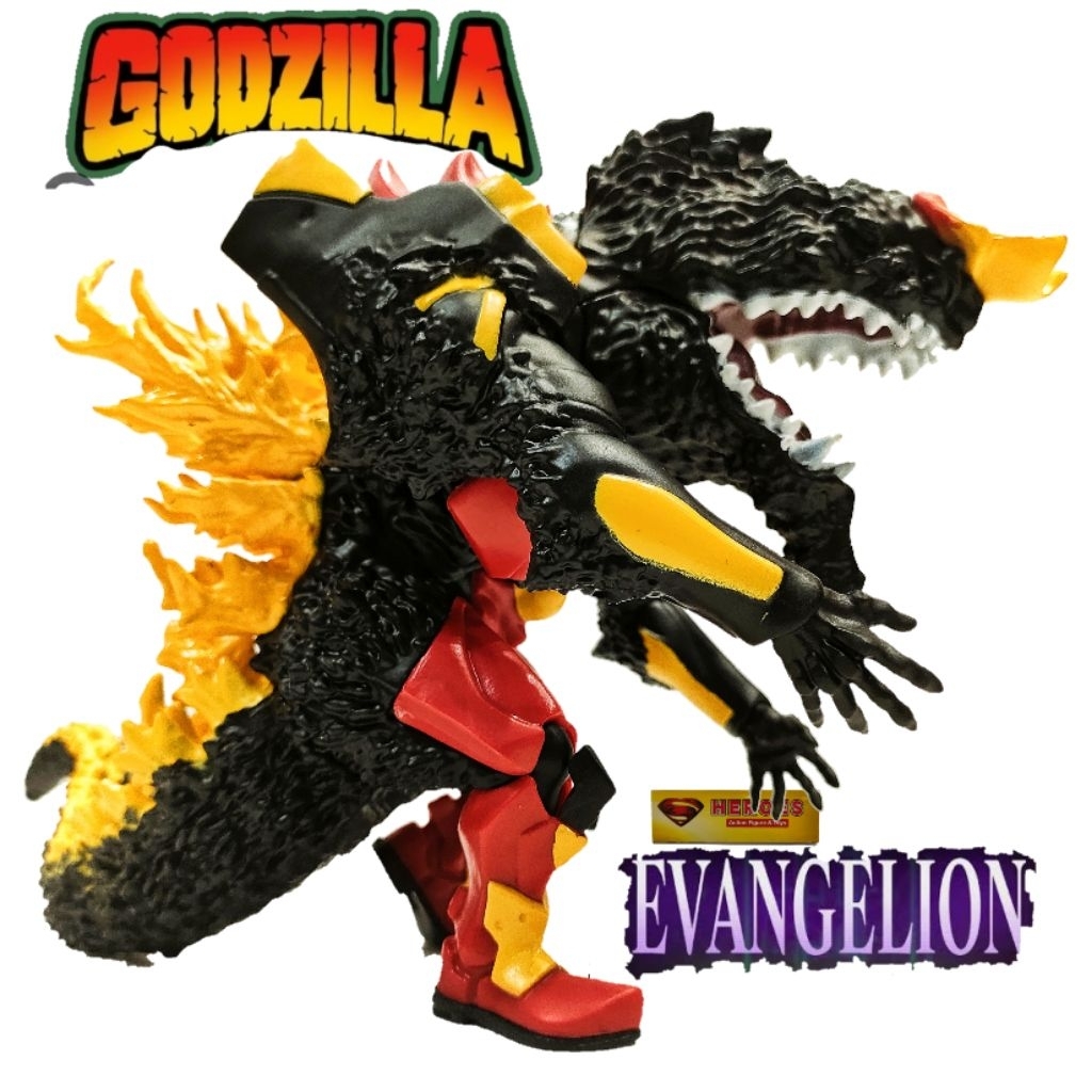 Mainan Monster Kaiju Pacific Rim Raijin Monster Figure