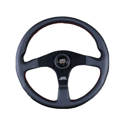 MUGEN STEERING WHEEL LEATHER BLACK LEATHER