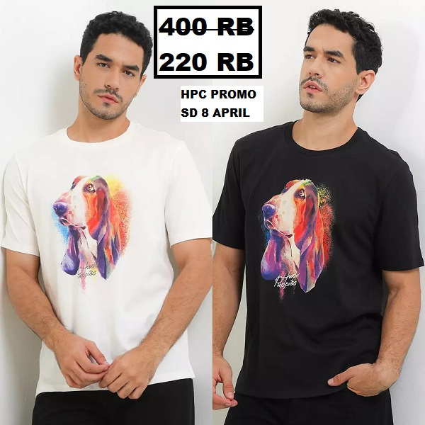 Kaos pria Hush Puppies LUCE sale original store