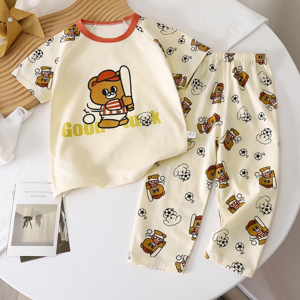BEST DEALS UNIKID SETELAN ANAK LAKI LAKI 0-6 TAHUN PIYAMA ANAK LAKI BAJU ANAK COWOK KATUN BAJU