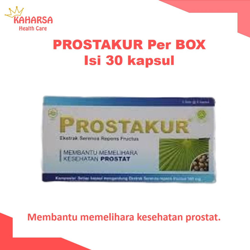 PROSTAKUR OBAT PROSTAT Original Per BOX Isi 30 kapsul - UNTUK KESEHATAN PROSTAT