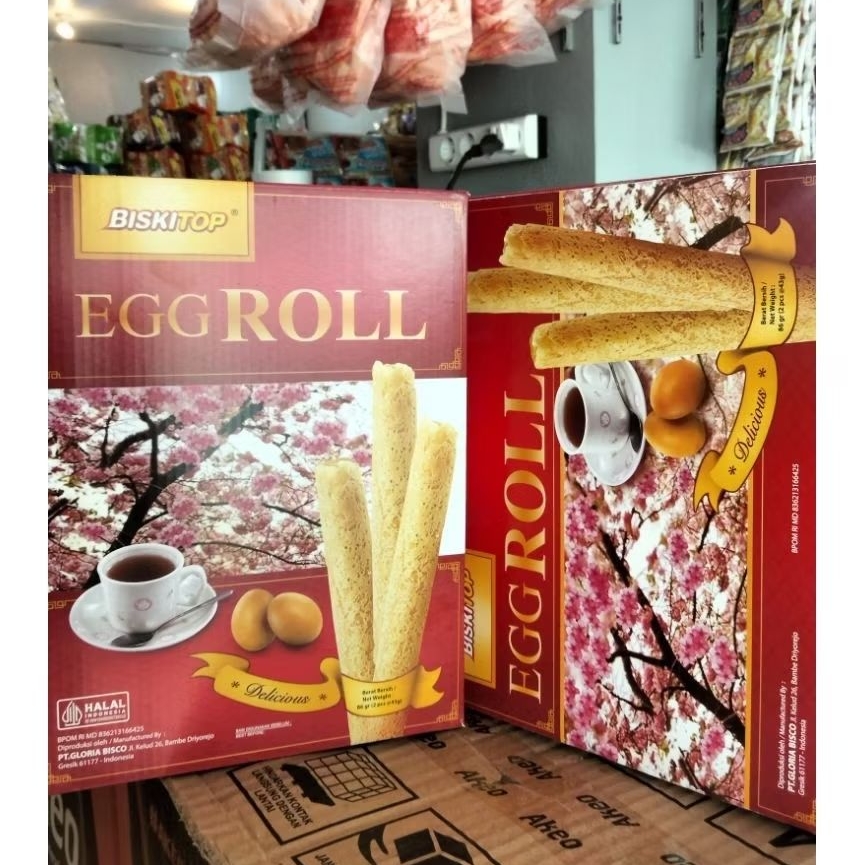 Biskitop egg roll 86 gr