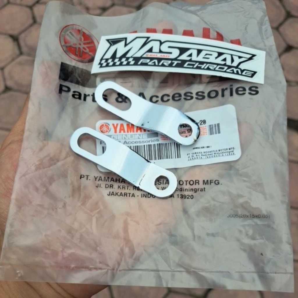 Breket Knalpot Vnd Apido Ahm Pnp FizR Sudah Chrome