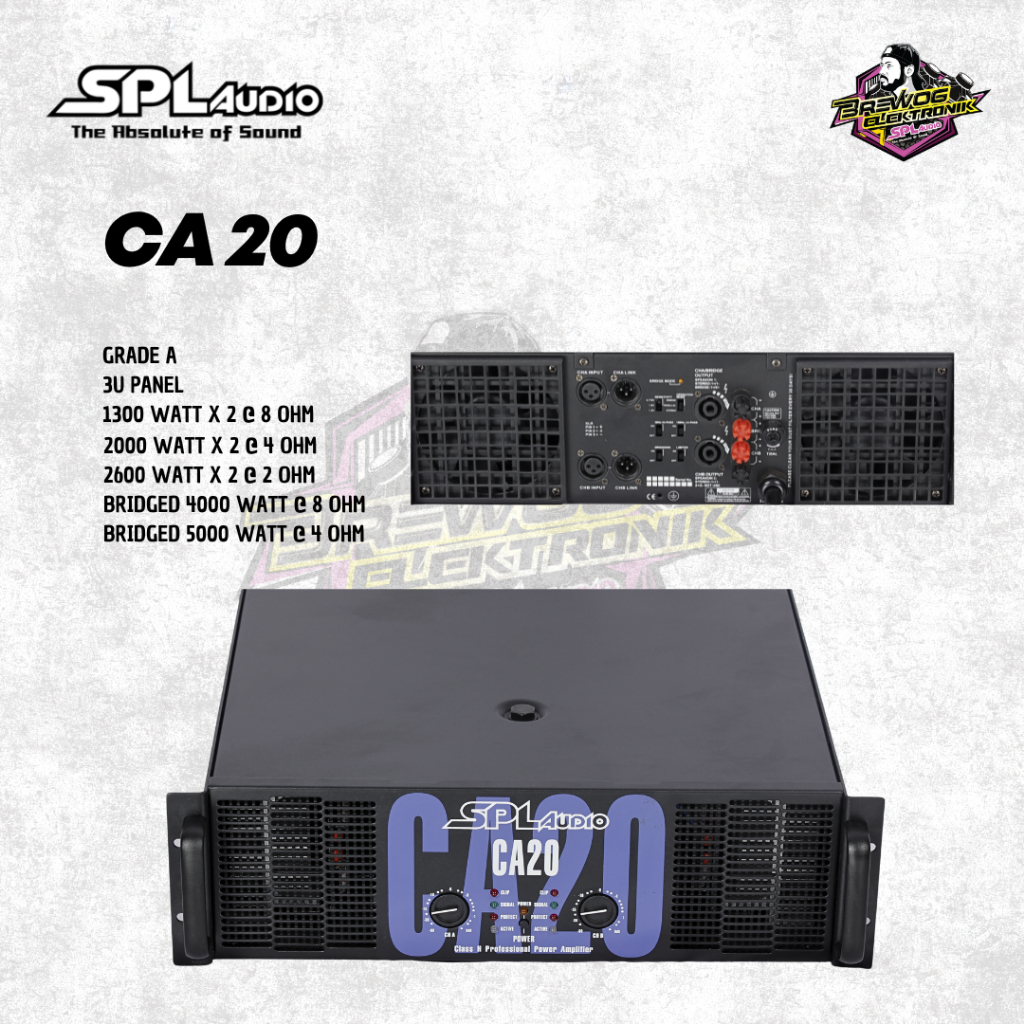 POWER CA 20 SPL ORIGINAL BREWOG SPL AUDIO