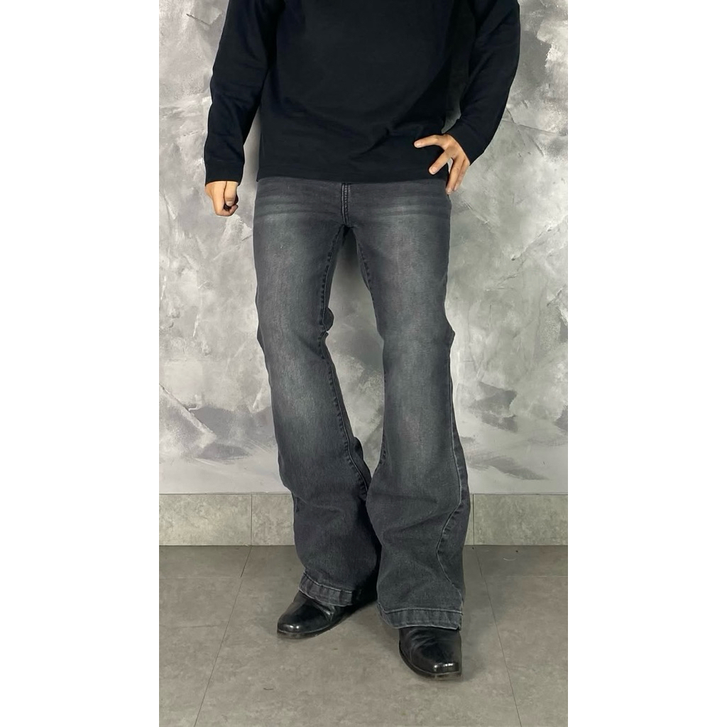 BOOTCUT JEANS DARK GREY
