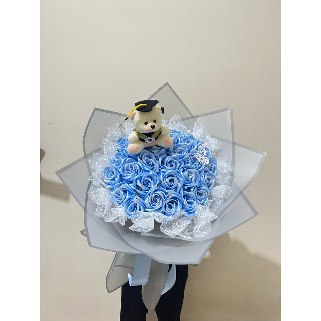 buket bunga satin premium/buket bunga satin/buket bunga murah semarang/buket bunga satin wisuda /buk