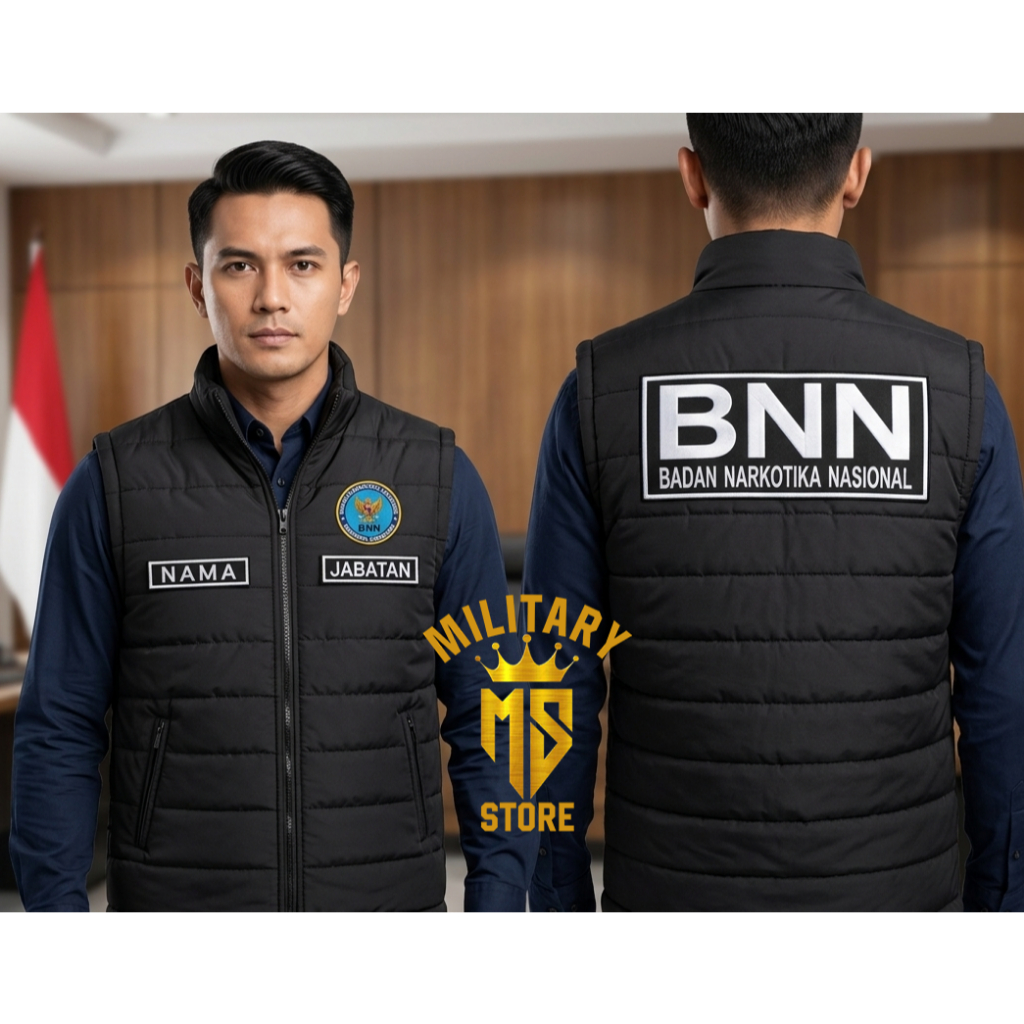 Rompi BNN Vest BUMN Rompi Vest Puffer Gelembung Custom