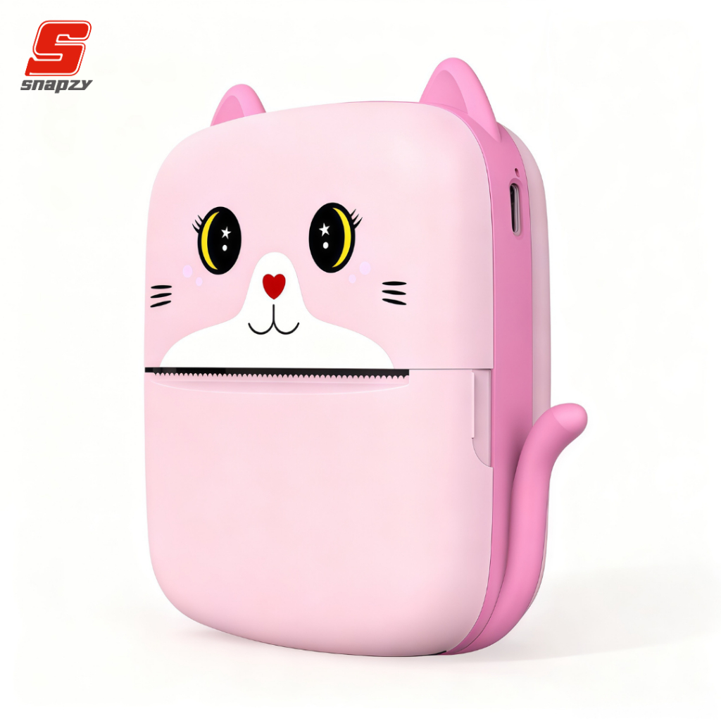 Snapzy Printer Bluetooth Mini Anak Thermal Printer Cetak Foto Alat Printer Mini -58*30mm Paper
