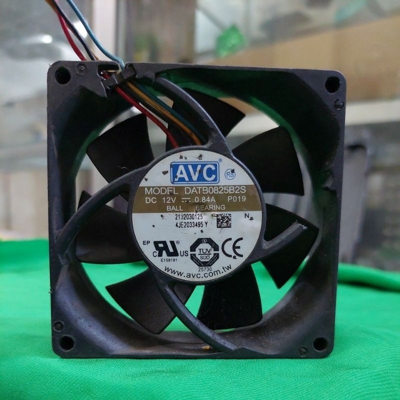 Kipas DC 8X8 12V Fan DC 8 X 8 12 V 0.84A Ampere High Speed