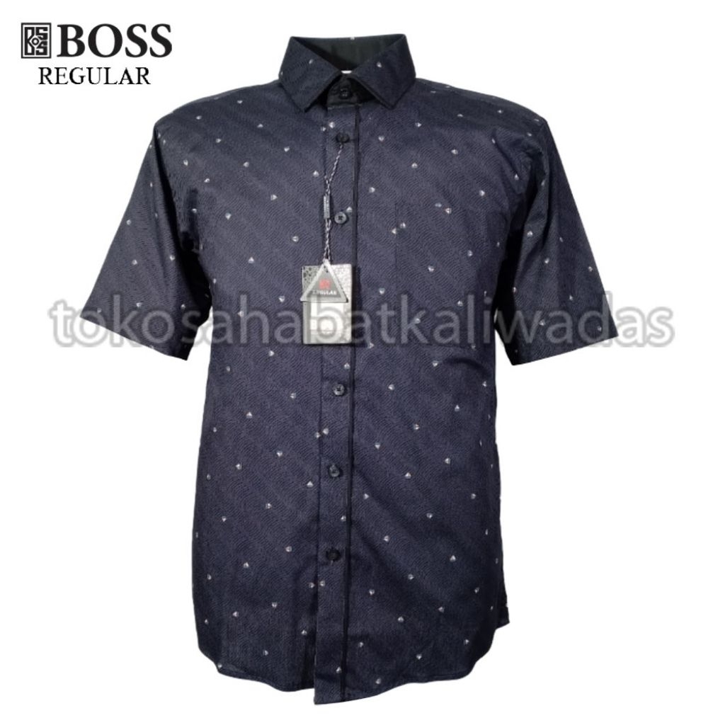 KEMEJA TANGAN PENDEK REGULAR BOSS 253