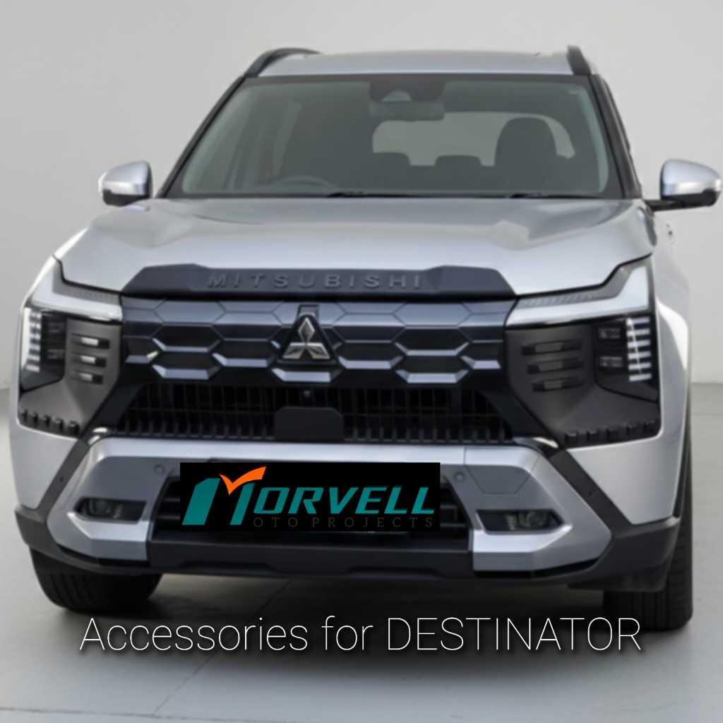 Mitsubishi Destinator aksesoris Lamp Cover, talang air, side visor door