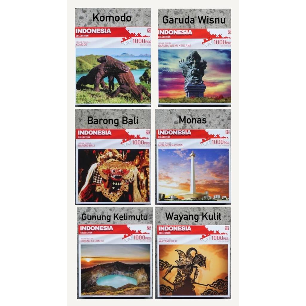 Puzzle Indonesia Berbagai Budaya - Isi 1000 PCS Puzzle