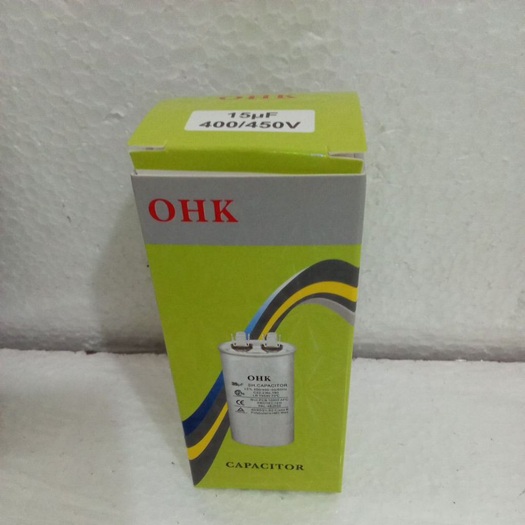 KAPASITOR AC 15UF OHK - CAPASITOR AC OHK